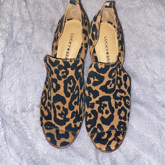 Lucky Brand Junai Leather Peep toe Bootie - Picture 3 of 8